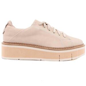 ShuShop Shoes Sarabeth Platform Sneakers‎ Neutral Tan Low Lace Up Size 9